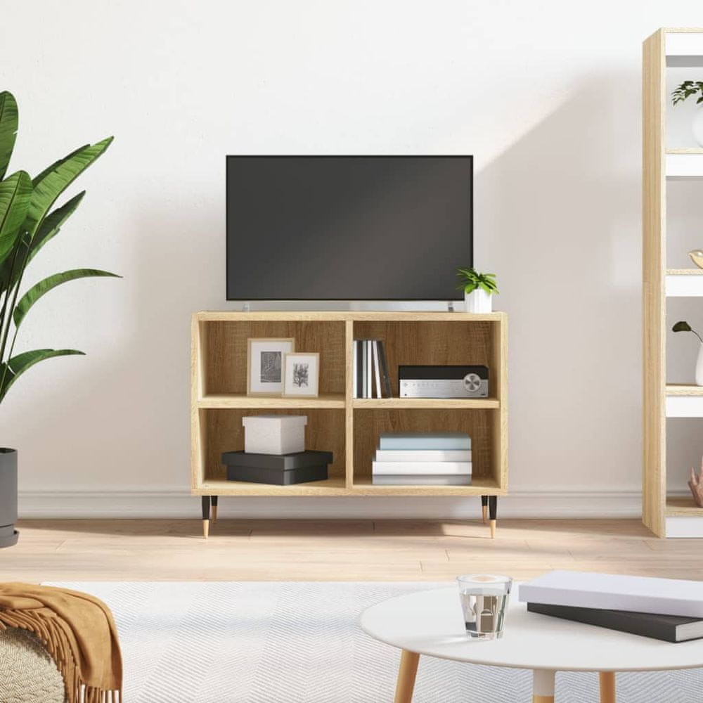 Vidaxl TV skrinka, dub sonoma 69,5x30x50 cm, kompozitné drevo